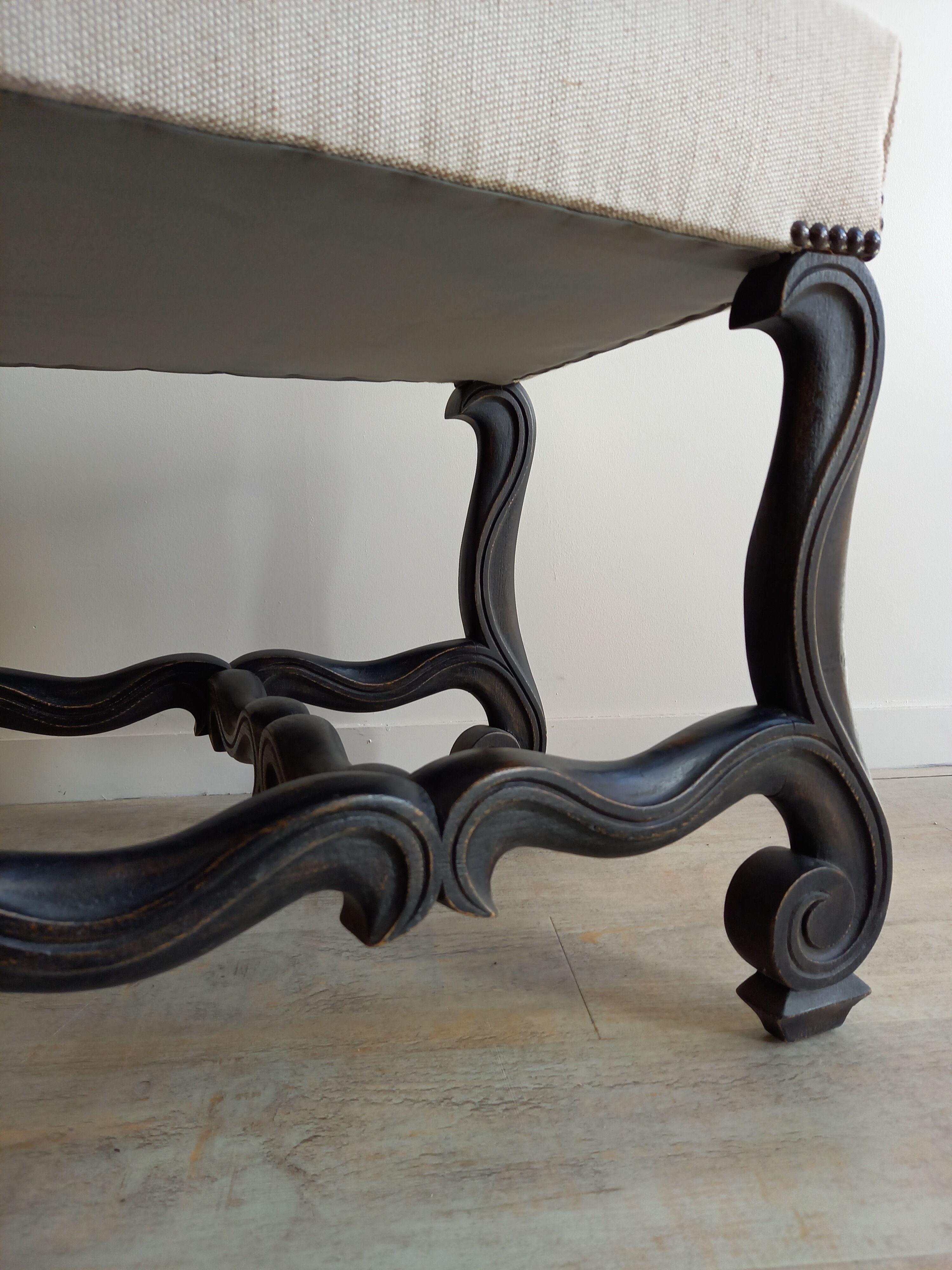 Set of 2 Louis XIII stools