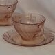 Cups and saucers vereco model beau rivage