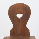 19th century antique Primitive Wabi Sabi mountain chair