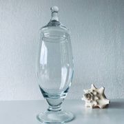 Grand flacon forme apothicaire en verre