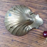 Cendrier coquillage laiton