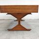 Table basse Mid Century Modern Gianfranco Frattini bois de Zebrano
