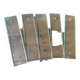 Lot de 5 plaques de propeté en verre PM