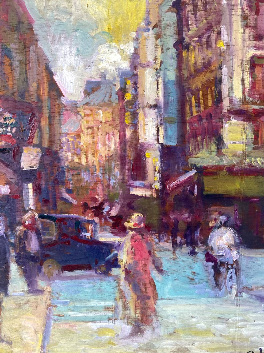 Parisian landscape signed Landauer