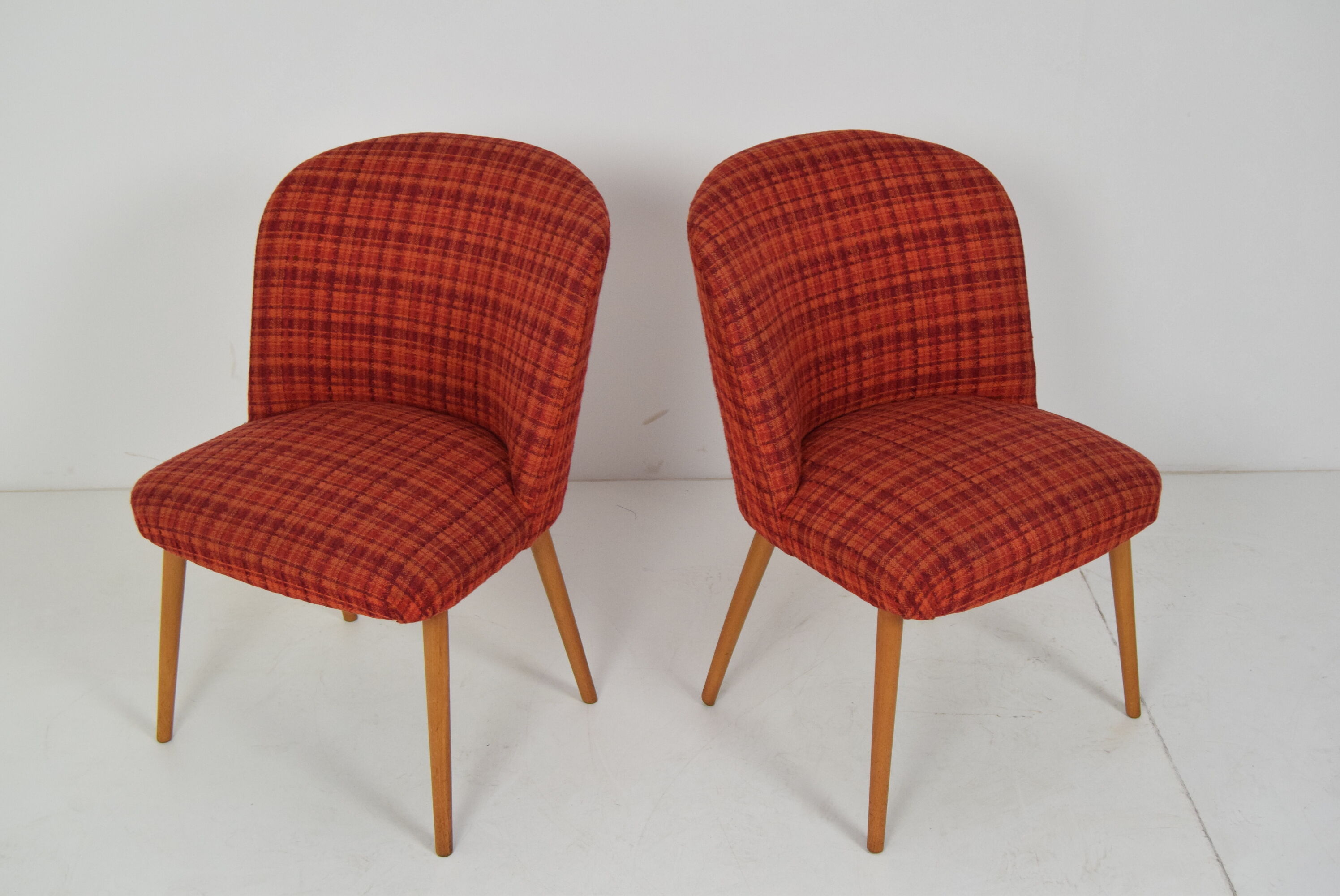 Set of upholstered chairs, 1960