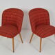 Set of upholstered chairs, 1960