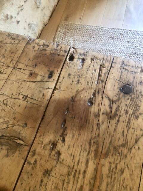 Antique farmhouse coffee table