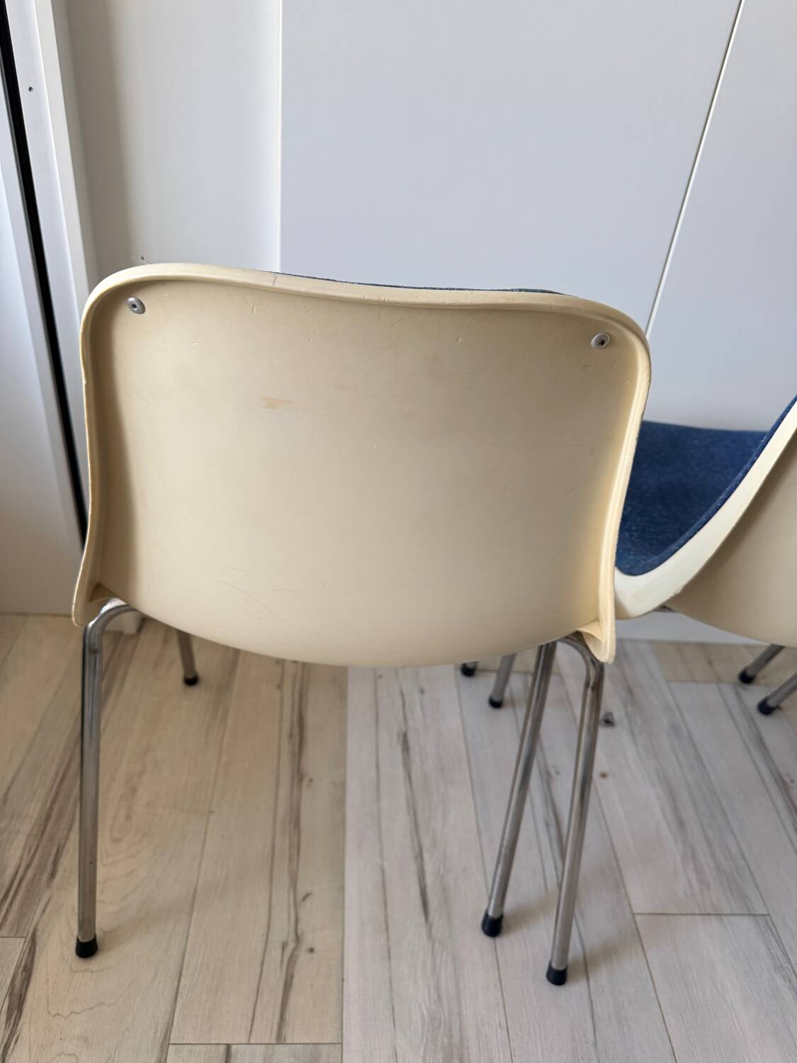 Set of 4 vintage Cojar chairs – Fermigier design – National Furniture