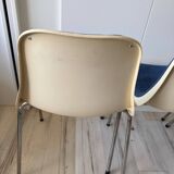 Set of 4 vintage Cojar chairs – Fermigier design – National Furniture