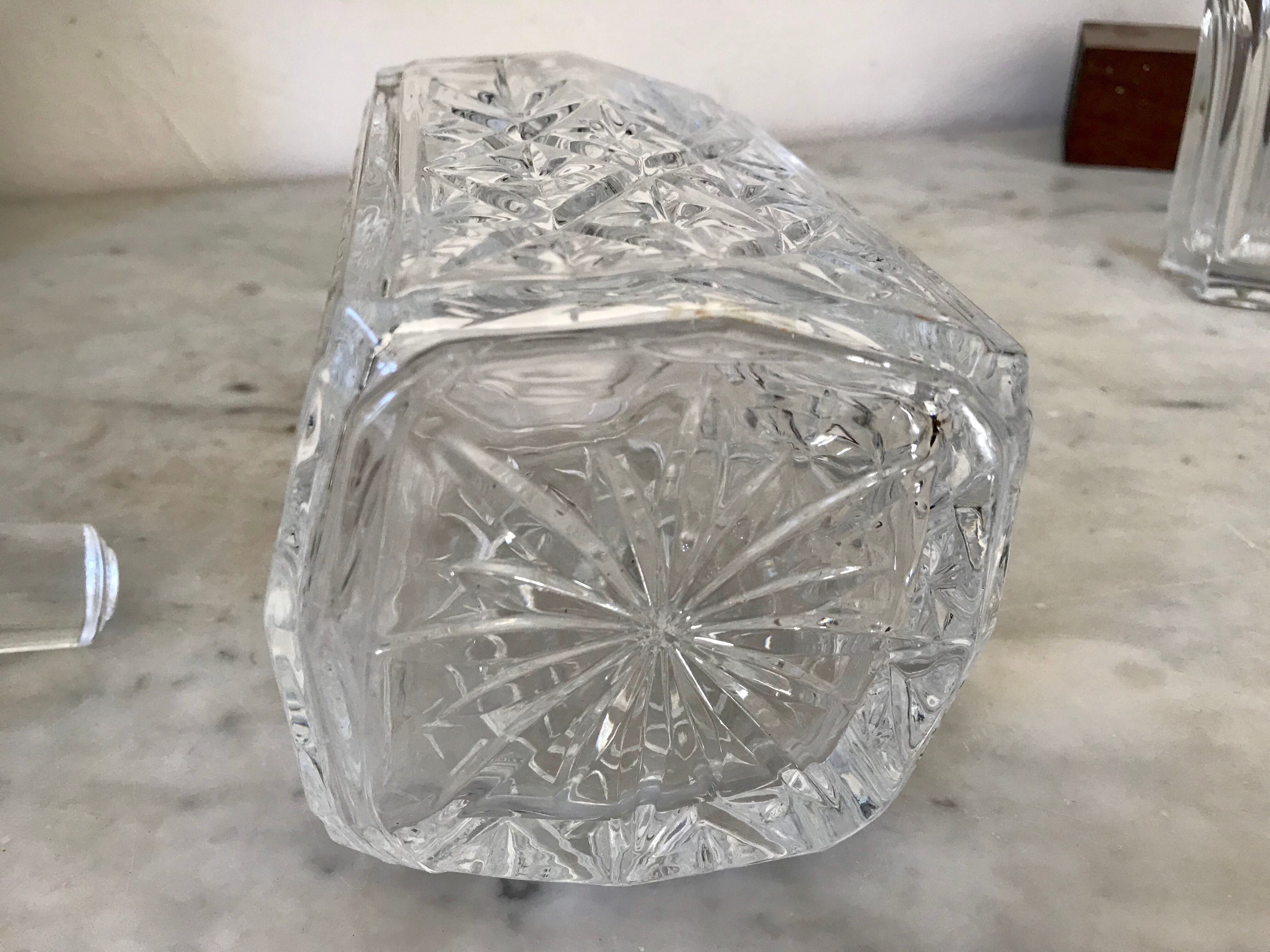 Crystal whisky carafe