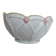Woven ceramic fruit basket