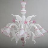 20th Century Modern Venetian Murano Glass Chandelier "Ca'rezzonico", 1960
