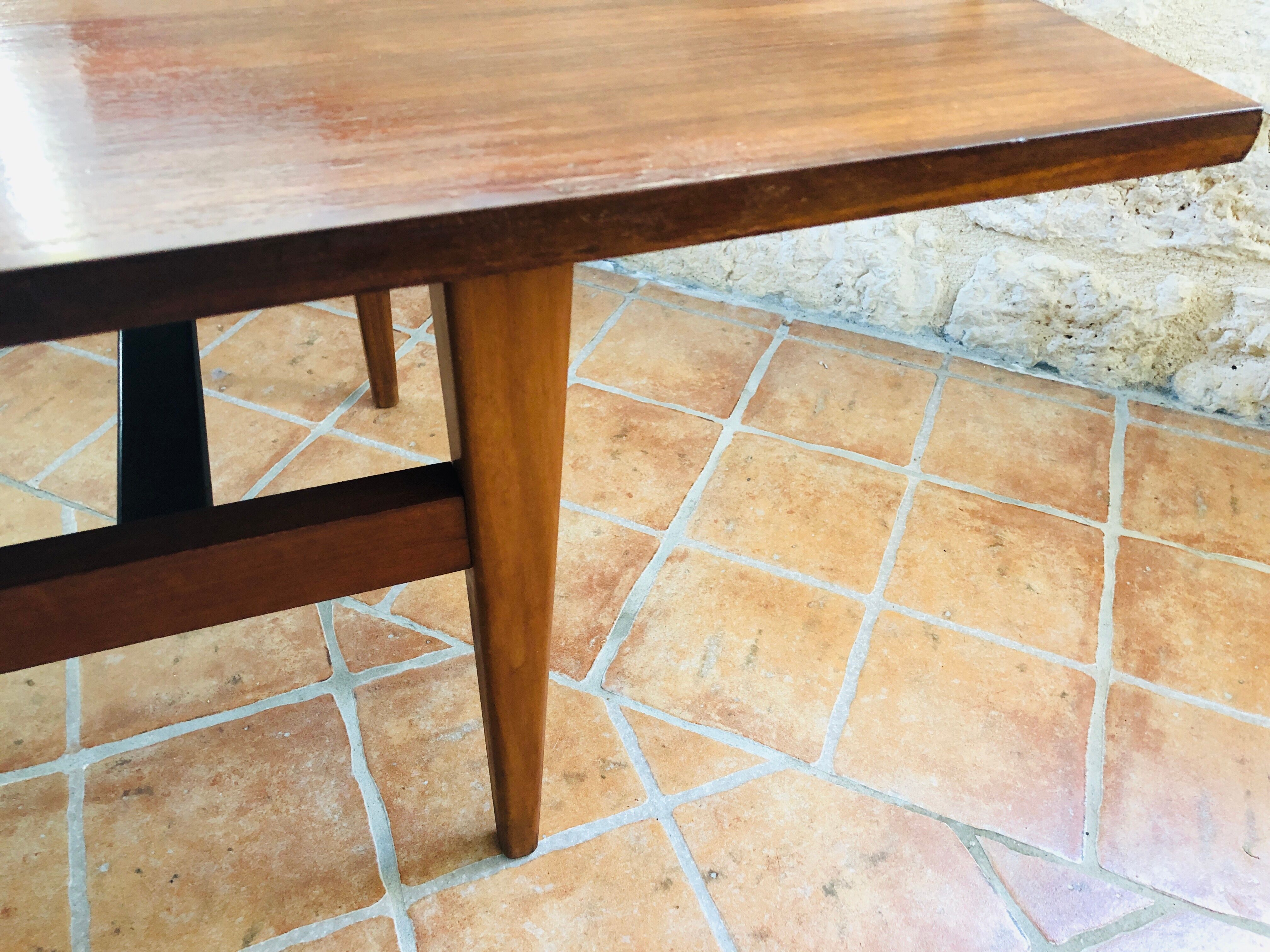 Scandinavian-style teak coffee table, edited by Arnaud, 1960s
