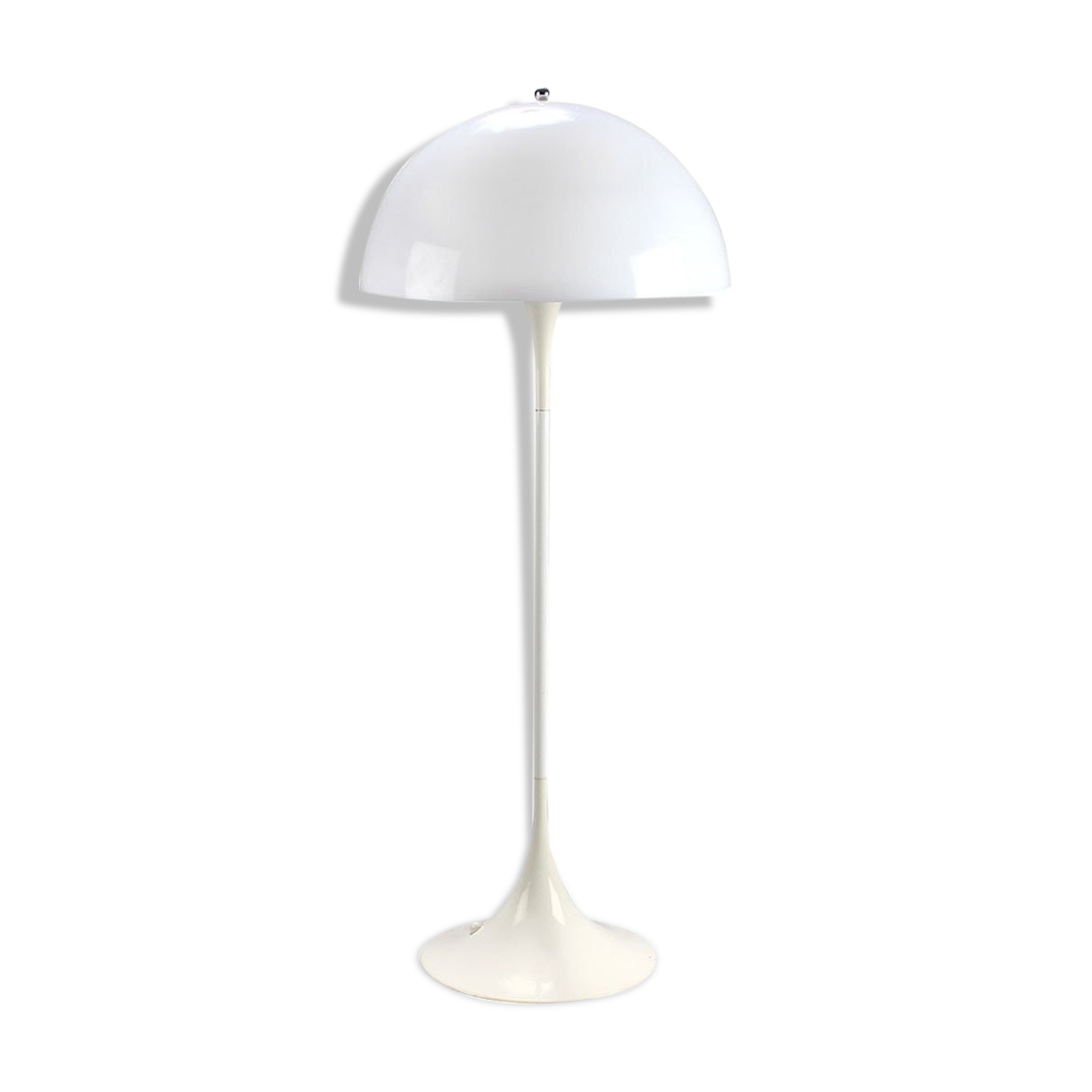 Floor lamp "Panthella" white Verner Panton of the 1970s