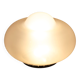Opaline Murano glass mushroom table lamp, Italy 1970s