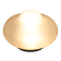 Opaline Murano glass mushroom table lamp, Italy 1970s