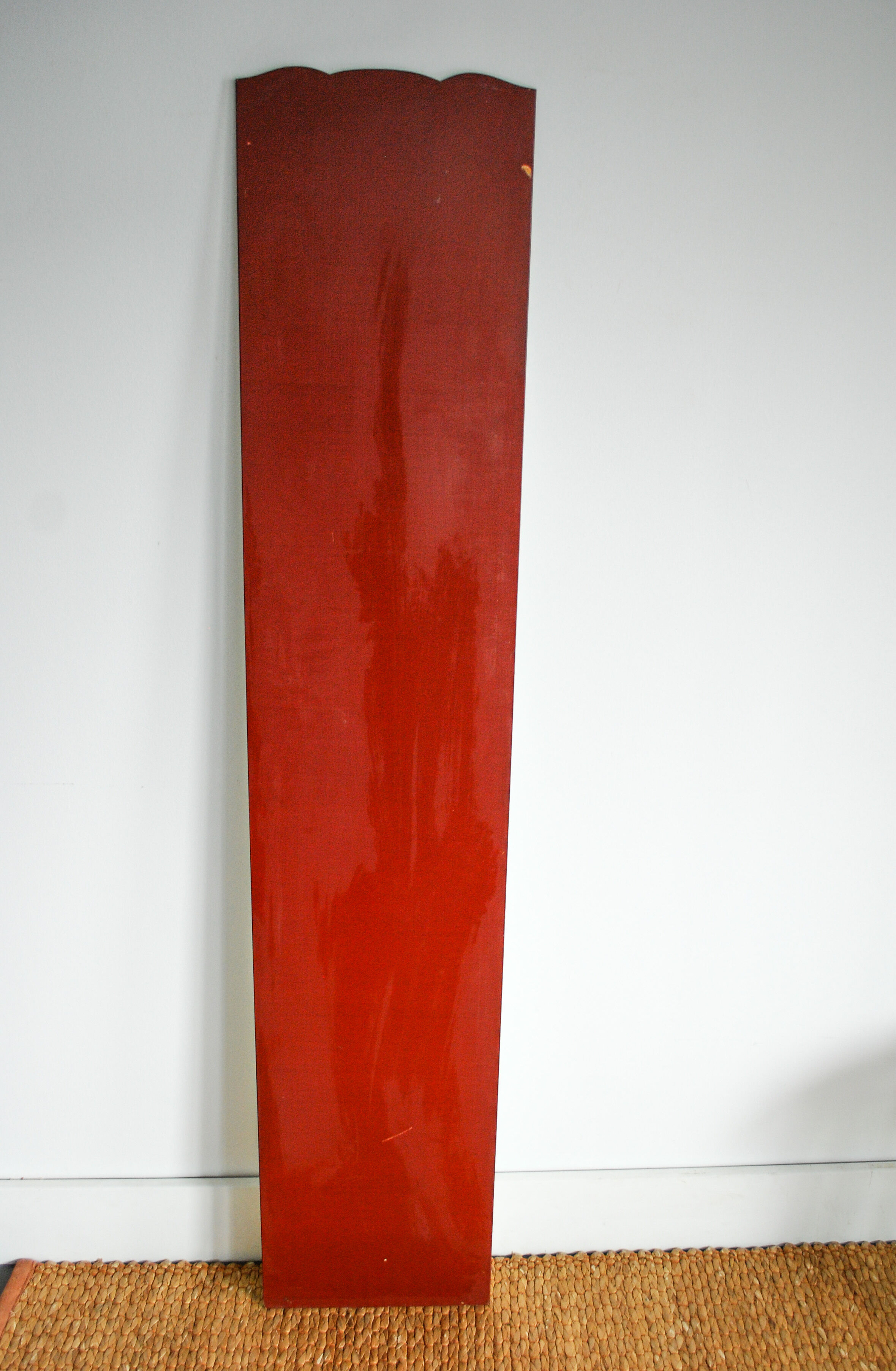 Beveled vintage mirror, 30x149cm