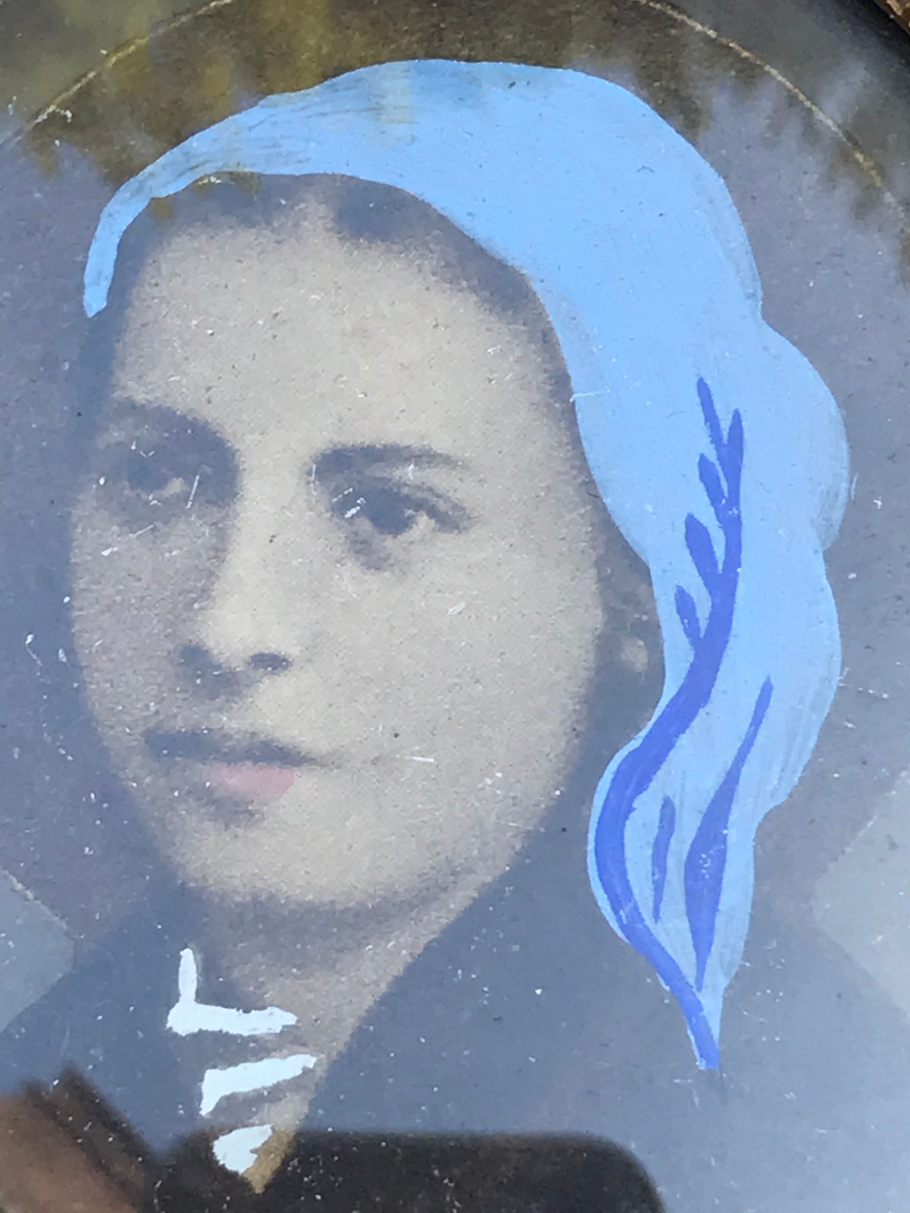 Miniature portrait of woman