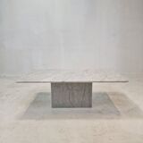 Italian marble coffee table, 1980s