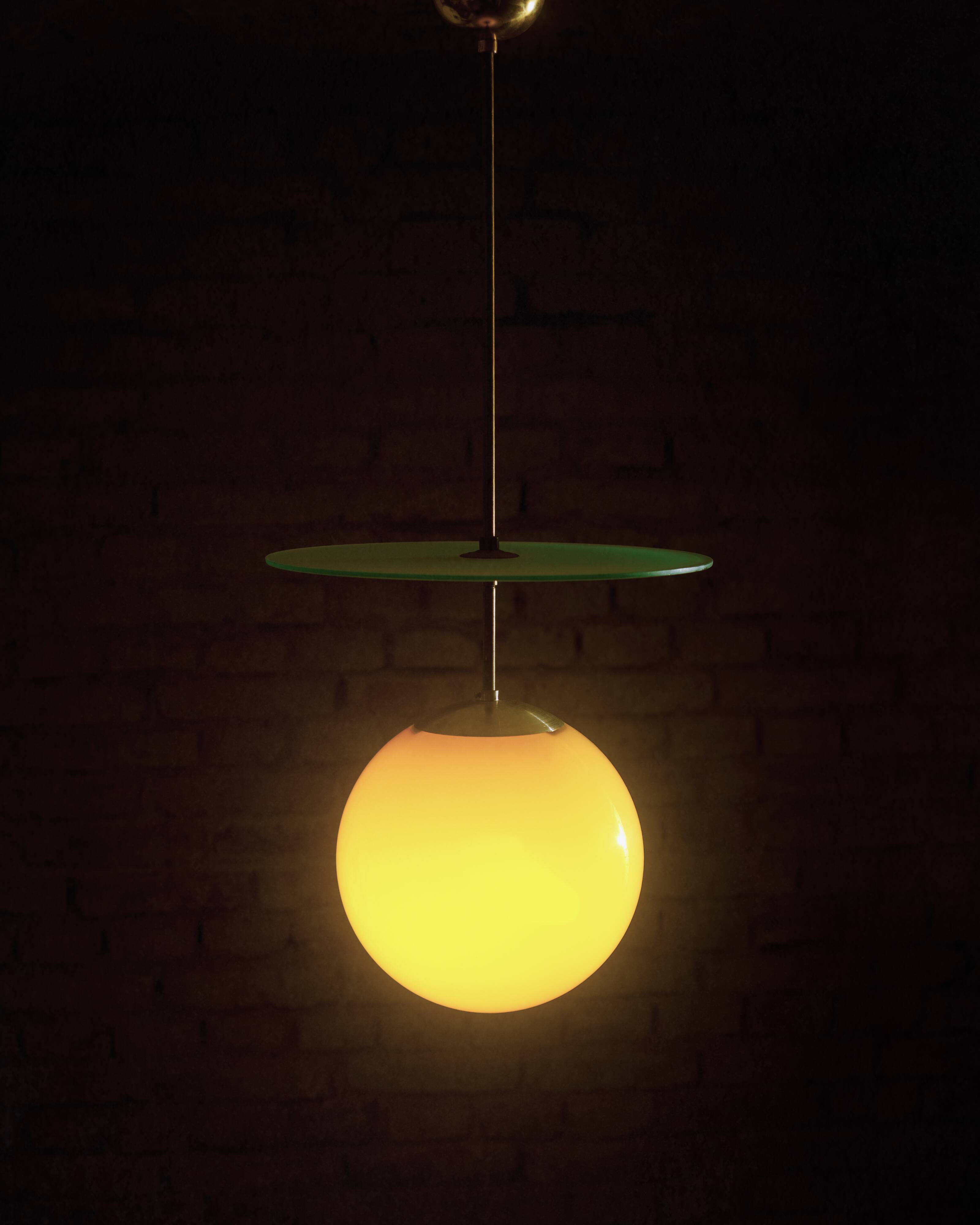 Pendant Light by Paavo Tynell for Taito, 1930s