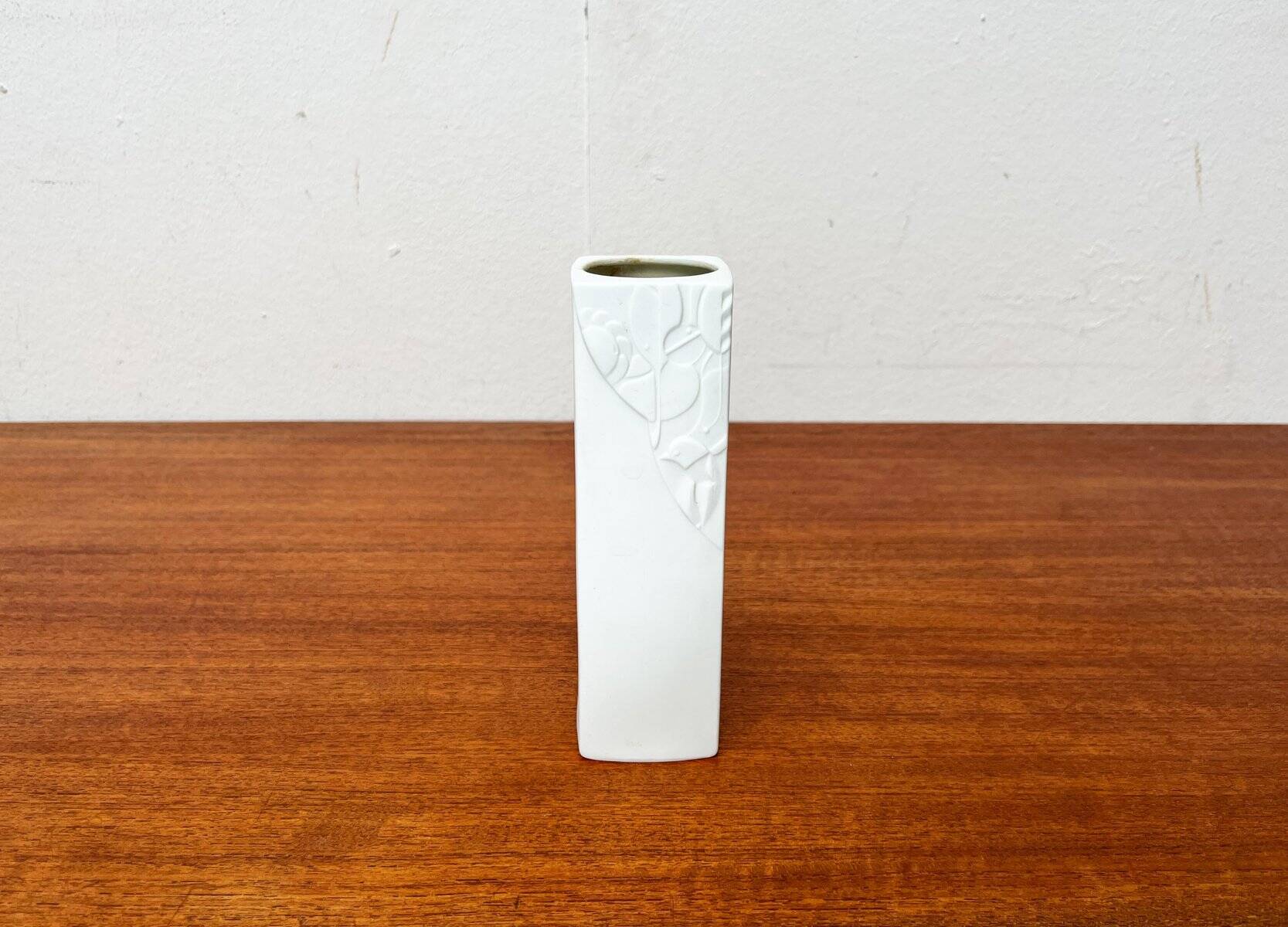 Vintage German vase in white porcelain by KPM Royal Porcelain, 1970s.