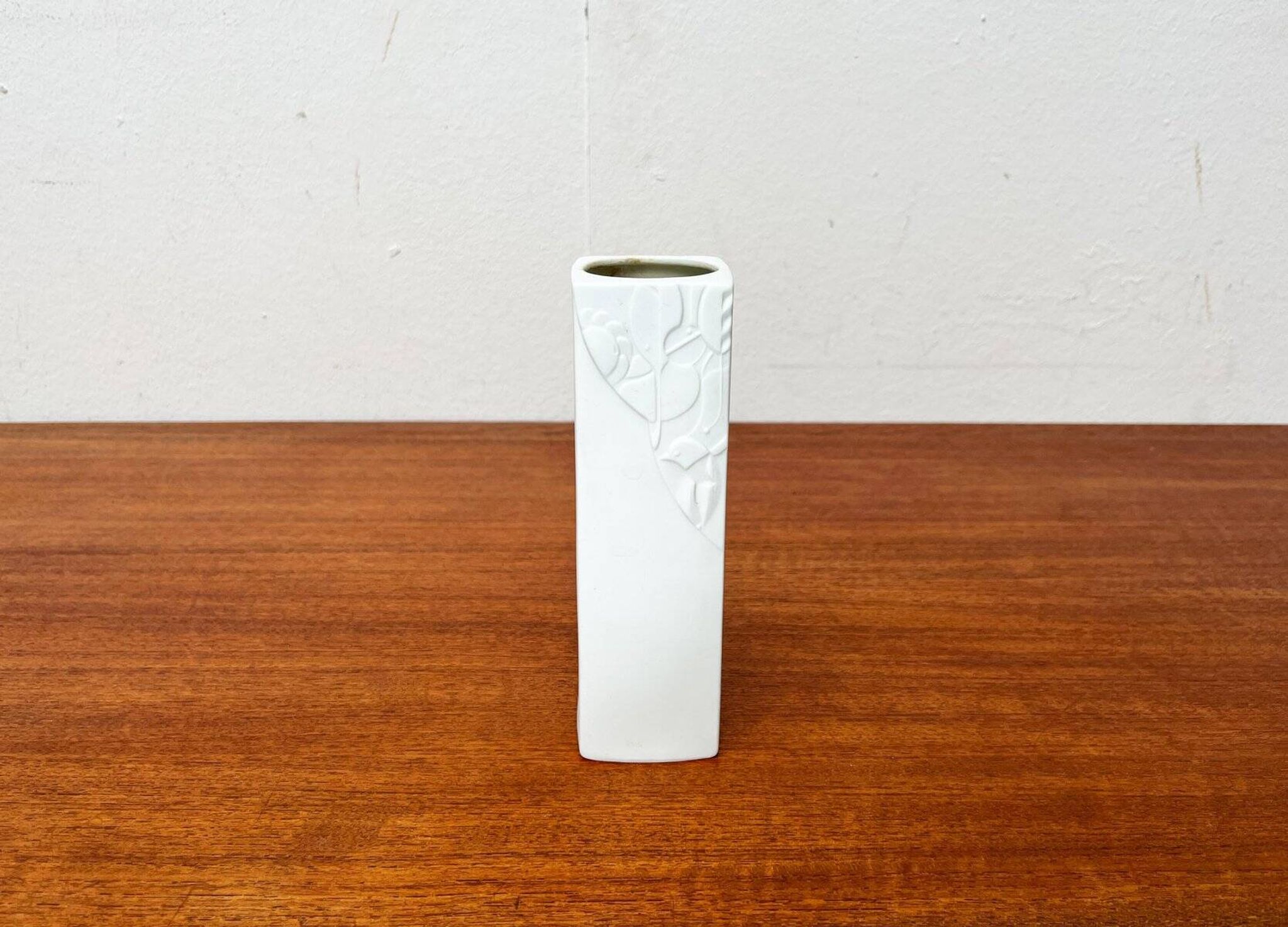Vintage German vase in white porcelain by KPM Royal Porcelain, 1970s.