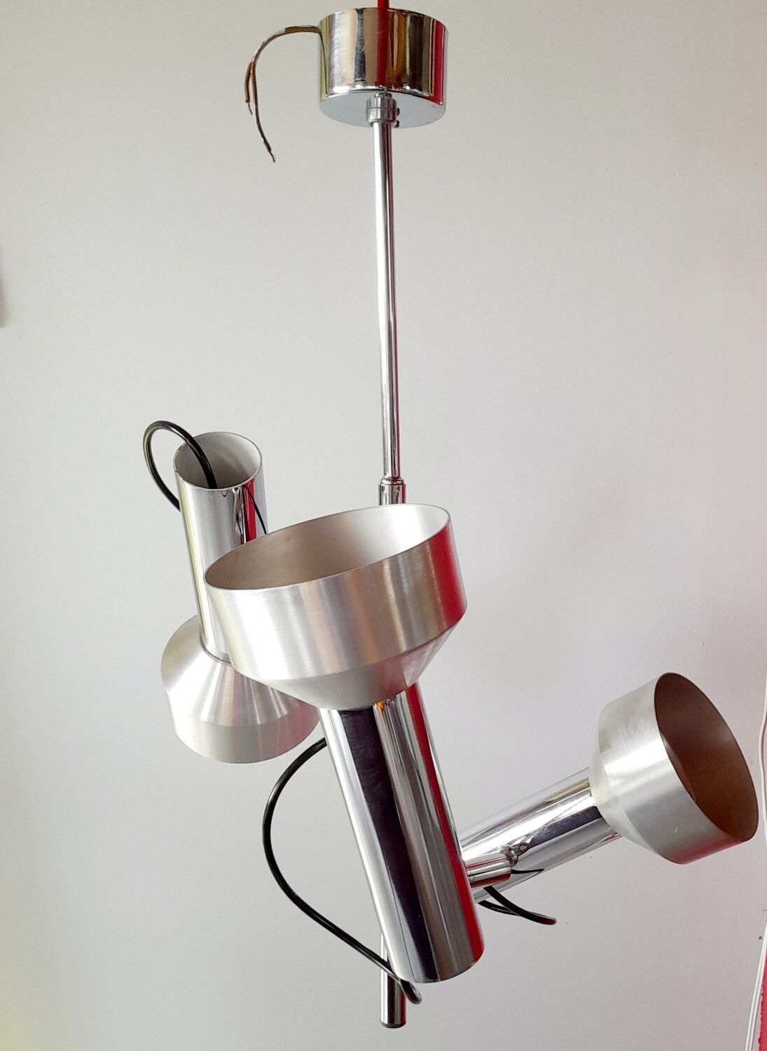 Chandelier space age 3 spots