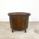 Vintage sheep leather club chair Assen