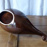 Vintage fruit bowl, butterfly decoration.