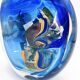 Vase Robert Pierini 2002 Studio Glass 6.3kg Inclusion Polychrome Signed
