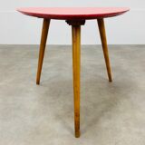 Steiner tripod side table by Baumann red