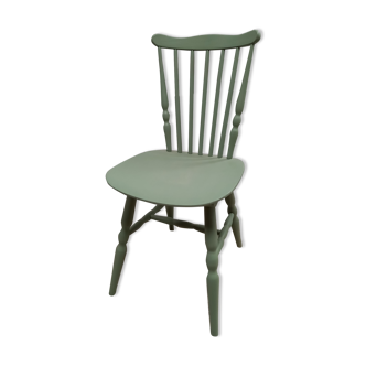 Olive green patinated bar chair
