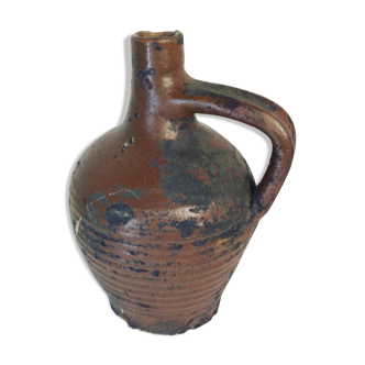 Small terracotta pitcher with handle