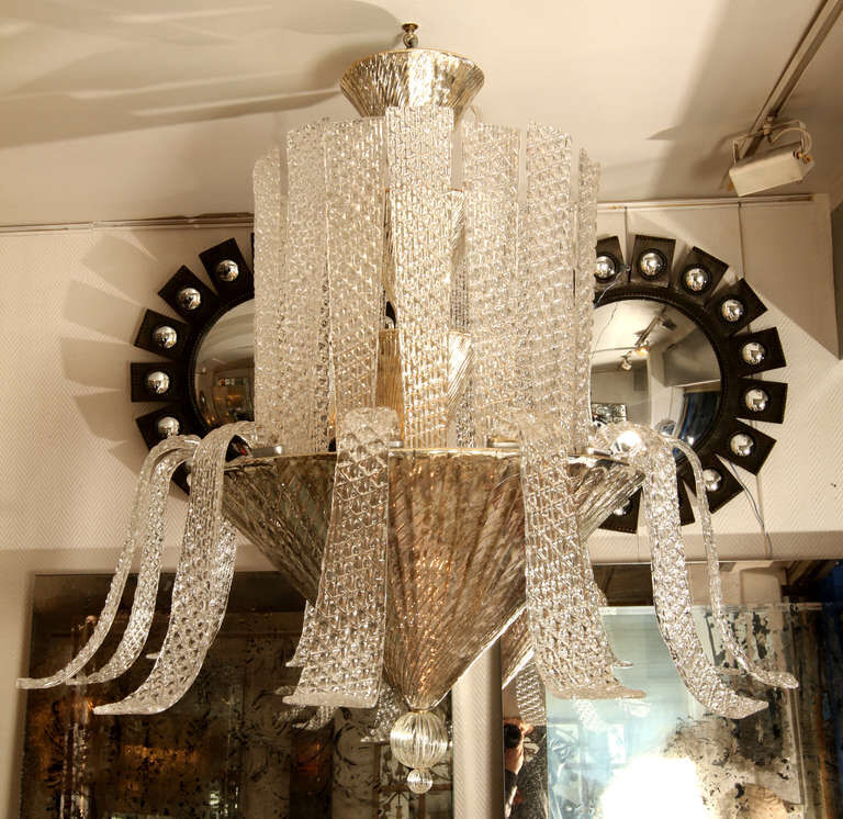 Murano glass chandelier