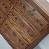 Antique French Oak Apothecary / Filing Cabinet / Kitchen Island, 1920/30s