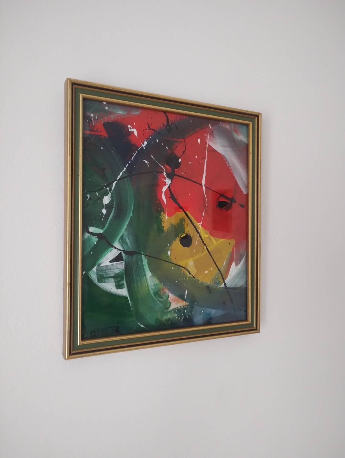 Small abstract painting