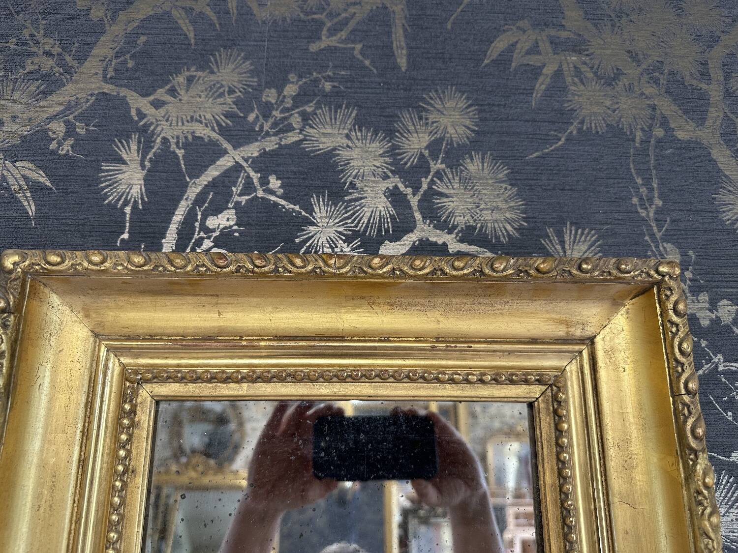 Miroir époque XIX 40 x 48