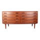 Large double chest of drawers, Danish in teak, 8 drawers, by Dyrlund 1960.