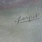 Old watercolor - bouquet of roses