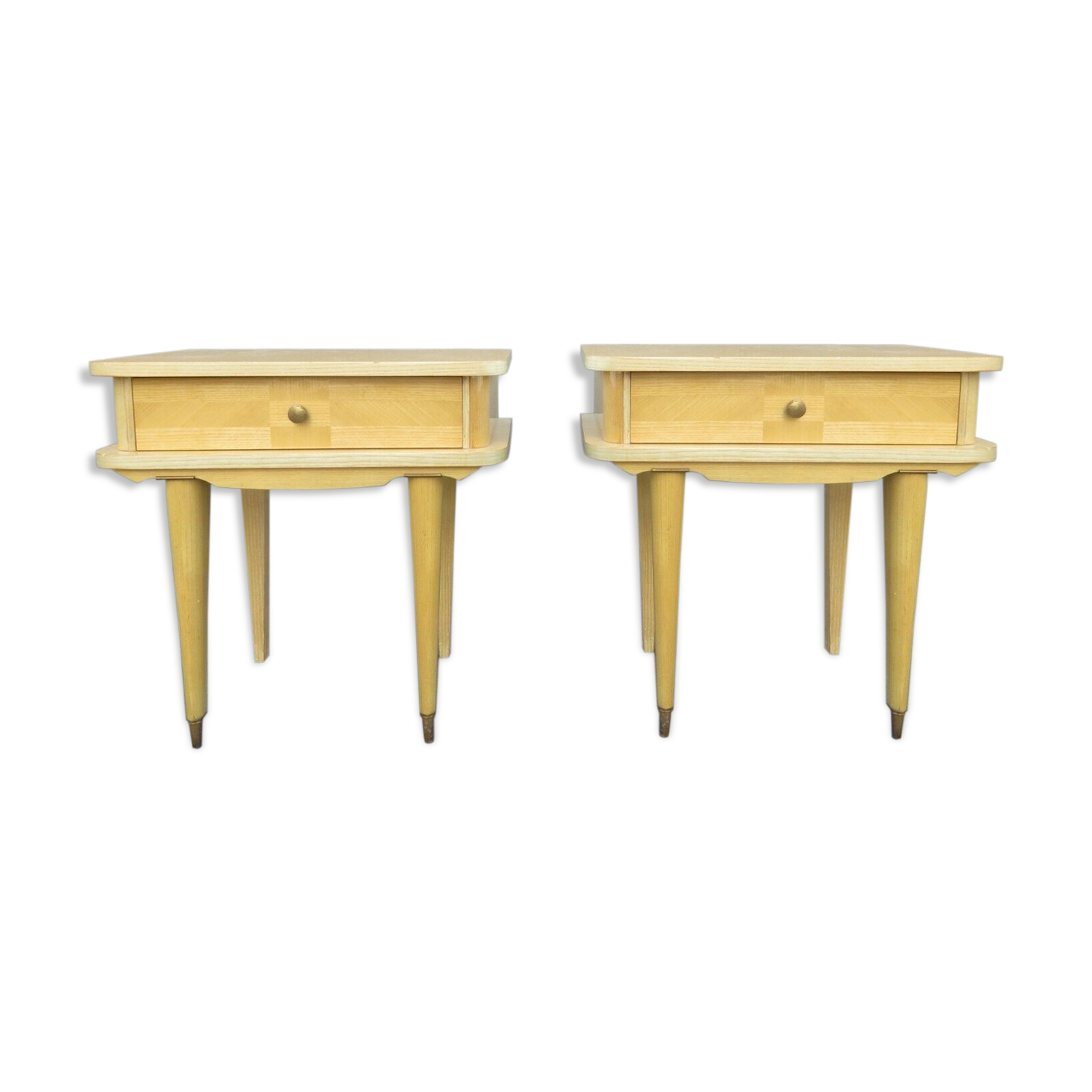 Pair of art deco bedside tables