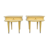 Pair of art deco bedside tables