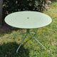 Table de jardin en fer forgé