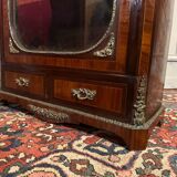 Small Napoleon III Period Showcase In Marquetry.
