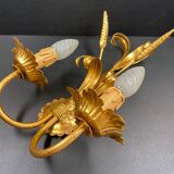 Golden iron wall lamp height 33 cm