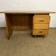 Old wooden desk and armchair