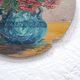 Old painting on wood signed A. Noblet