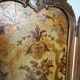 Gilt Leather Room Divider with Rich Carving, Circa 1860