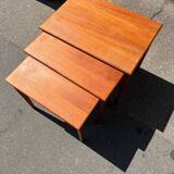 Scandinavian teak nesting tables