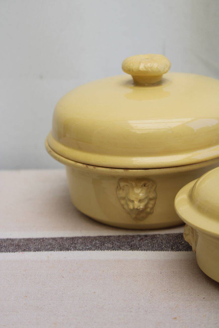 Lot de 5 terrines en céramique