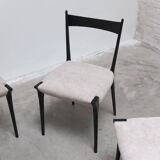 Rare set of 6 'S11' dining chairs by Alfred Hendrickx for Belform, 1950s